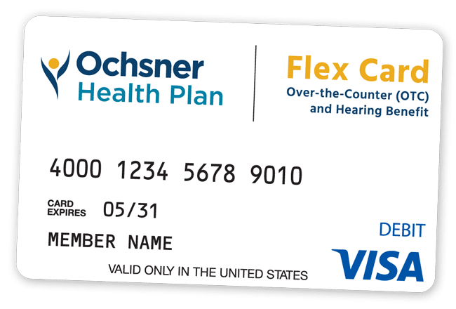 Oscher health plan flex card. Oscher Health Plan Flex Card.